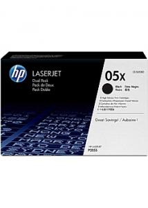 Hewlett Packard Toner CE505XD svart (fp om 2 st)