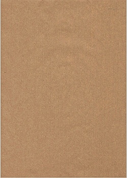 Hedlunds OF SWEDEN Presentpapper 57cmx10m ribb kraft brun (fp om 25 st)