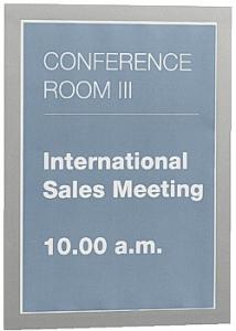 Durable Självh. magnetram DURAFRAME A4 silver (fp om 2 st)