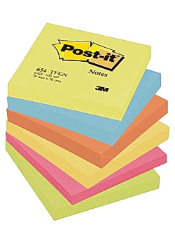 Post-it® Notes Energetic 76x76mm