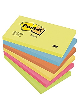 Post-it® Notes Energetic 76x127mm (fp om 6 block)