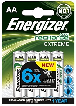 Energizer Batteri Laddbar AA Extreme (fp om 4 st)