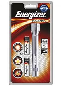Energizer Ficklampa Metall LED 2 AA