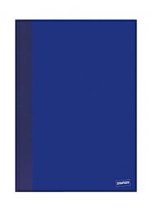 Anteckningsbok A5 linjerad blå (block om 96 blad)