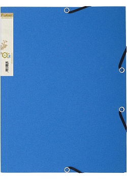 Exacompta Gummibandsmapp FOREVER kartong 3-kl blå