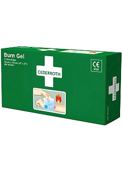 Cederroth Kompress Burn Gel 10x10 cm (fp om 2 st)