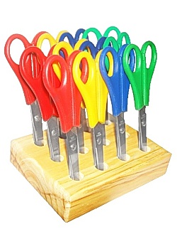 Saxställ med 12 st saxar (fp om 12 st)