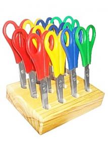 Saxställ med 12 st saxar (fp om 12 st)