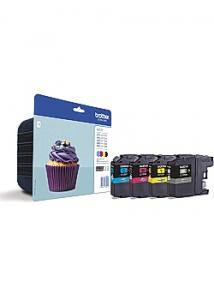 Brother Bläckpatron LC123 4 färger (fp om 4 st)