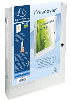 Exacompta Boxmapp A4 PP transp vit