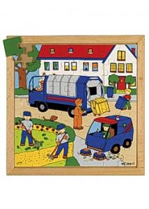 Rampussel renhållning 34x34cm