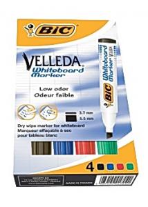 BiC Whiteboardpenna 1754 ECO 4/f (fp om 4 st)