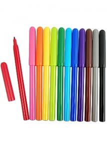Fiberpenna 12 färger (fp om 12 set)