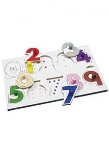 Knoppussel siffror 41x30cm