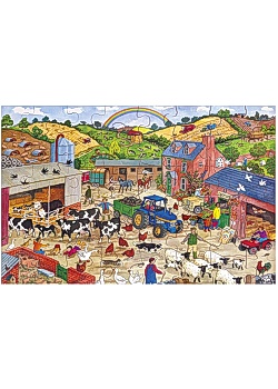 Golvpussel bondgård 60x40cm