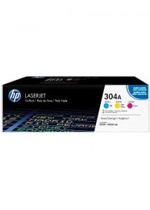Hewlett Packard Toner CF372AM 304A C/M/Y (fp om 3 st)