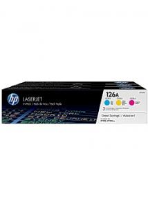 Hewlett Packard Toner CF341A 126A C/M/Y (fp om 3 st)