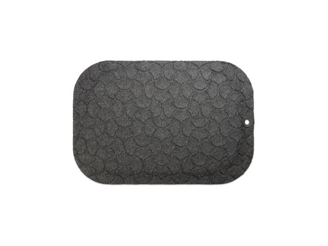 Arbetsplatsmatta STANDUP 53x77cm svart