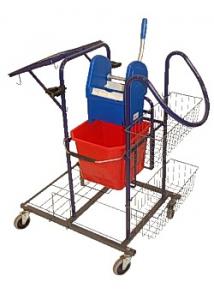 Nilfisk Städvagn Trio med svabbpress