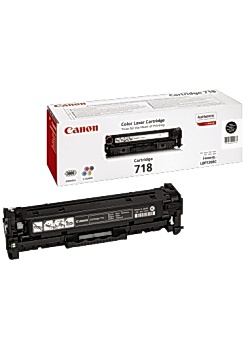 Canon Toner 718BK svart (fp om 2 st)