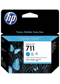 Hewlett Packard Bläckpatron CZ130A No711 cyan