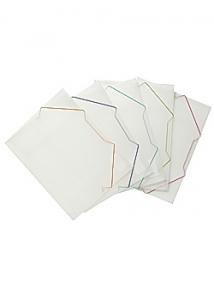 Snoddmapp A4 5 sort. färger på snodden