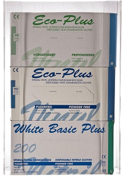 Handskhållare Plast 3 ask