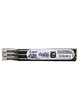Pilot Patron Frixion Point svart (fp om 3 st)