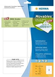 Herma Etikett Movable 99,1x67,7mm (fp om 200 st)