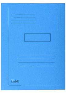 Exacompta Mapp 2 klaff 280g blå