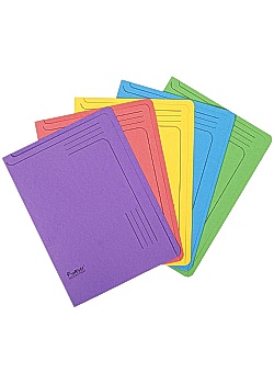 Exacompta Aktmapp 290g sort (fp om 5 st)