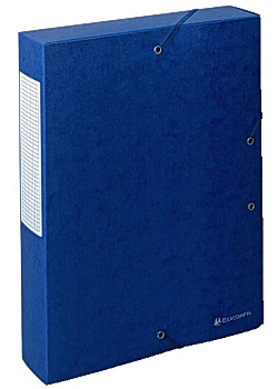 Exacompta Boxmapp en 60mm 600g blå
