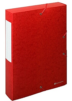 Exacompta Boxmapp en 60mm 600g röd