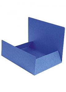 Exacompta Mapp kartong 3-klaff A4 blå