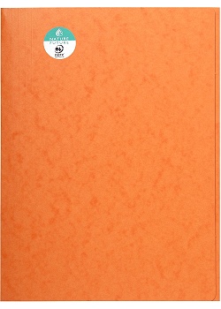 Exacompta Mapp kartong 3-klaff A4 orange