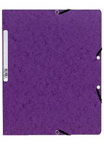 Exacompta Gummibandsmapp 400g A4 lila