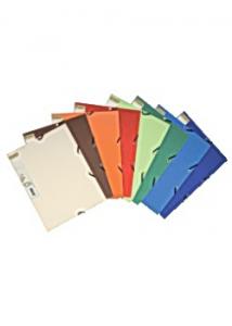 Exacompta Gummibandsmapp 3-klaff 380g A4 sort