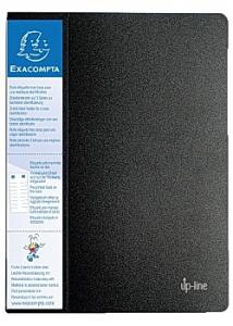 Exacompta Demobok 80 fickor svart