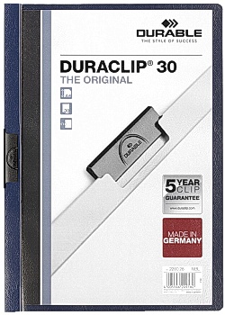 Durable Klämmapp Duraclip 2200 A4 3mm m.blå