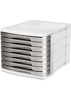 Cep Blankettbox 8 lådor grå