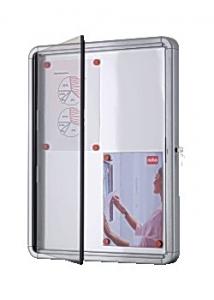 Nobo Glasskåp utomhusbruk magnetisk 4xA4