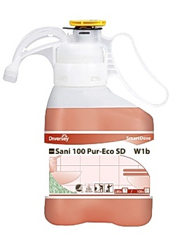 Diversey Sanitetsreng. Sani 100 Pur-Eco Smartdose (flaska om 1.4 l)