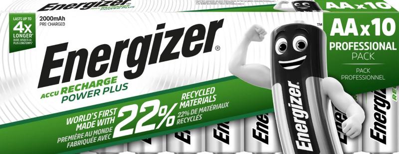Batteri Laddbar ENERGIZER P-P AA 10/fp