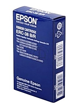 Epson Färgband ERC-38 Svart/Röd