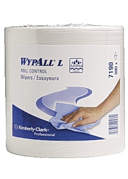 Wypall* Torkrulle L10 1-lag vit 228m/rl (rulle om 630 blad)