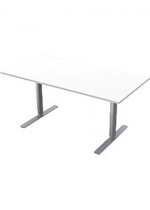 LANAB DESIGN Bord El 160x80cm vitlaminat/grå