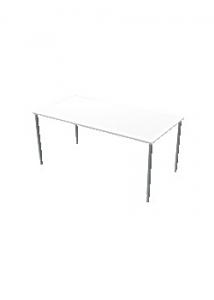 LANAB DESIGN Bord Fristående 160x80cm vitlaminat/grå