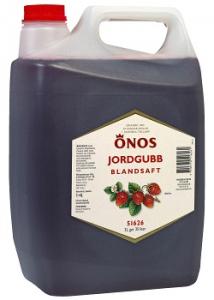 ÖNOS Saft Jordgubb Konc. 5L (flaska om 5 l)