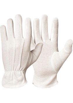 GranberG Bomullshandske vit trikå M (fp om 12 x 2 st)