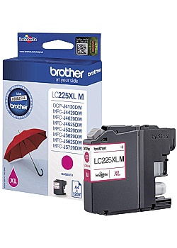 Brother Bläckpatron LC225XLM Magenta